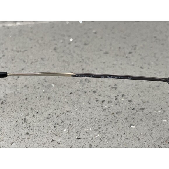 Flexon by Marchon Eyeglasses Frames ONLY 646 Gunmetal Metal Full Rim 56-18-140 - Picture 8 of 16